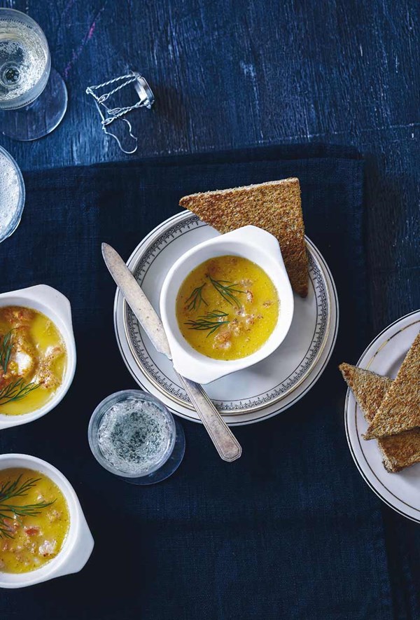 Potted prawns