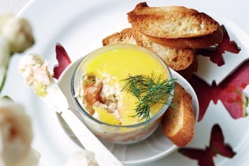 Potted prawns