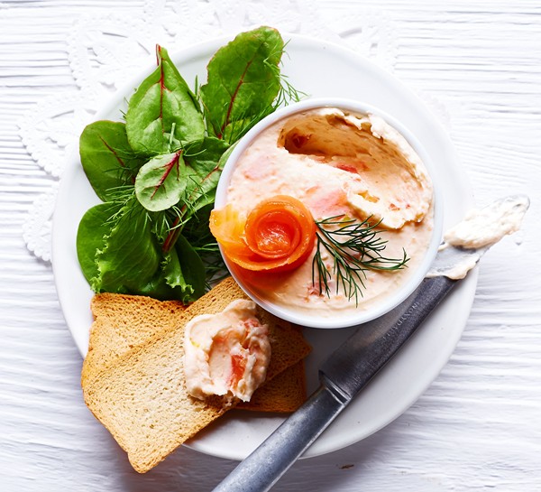 Potted salmon rillette