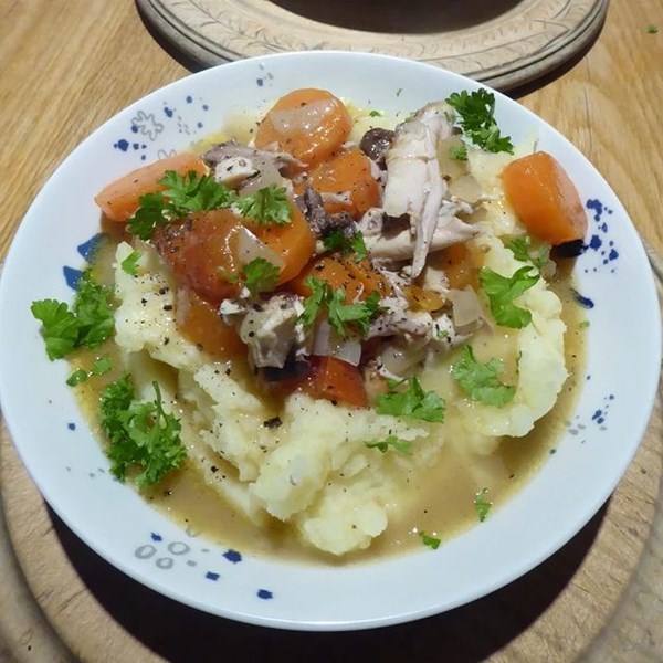 Poultry giblet stew (L'alicot ou l'alicuit)