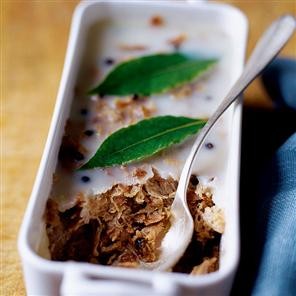 Poultry rillettes using duck