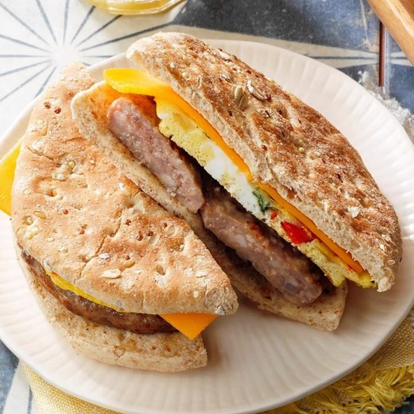 Power breakfast sandwich