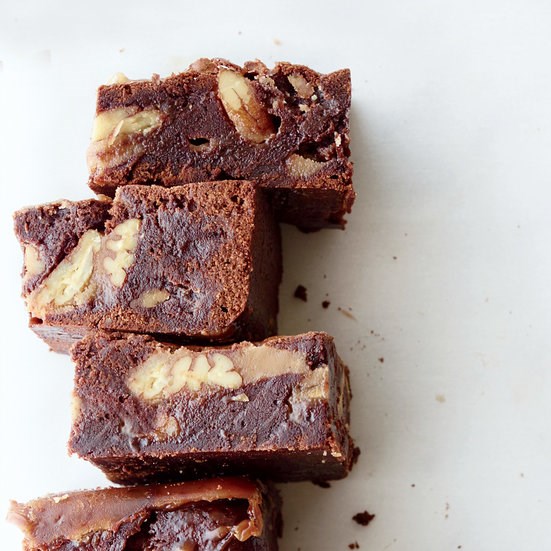 Praline brownies