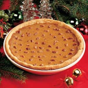 Praline pumpkin pie