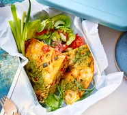 Prawn & chilli frittata