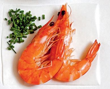Prawn + chive