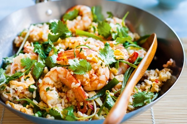 Prawn & egg fried rice