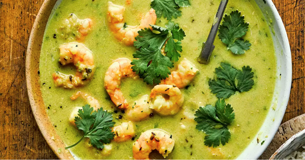 Prawn and black pepper curry