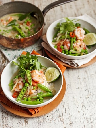 Prawn and coconut curry