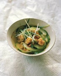 Prawn and marrow soup