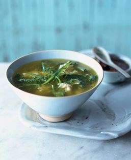 Prawn and pennywort soup (Canh rau má tôm)