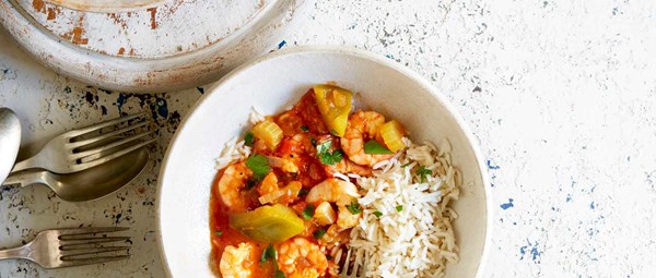 Prawn and pepper gumbo 