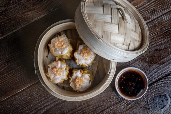 Prawn and pork fat siu mai