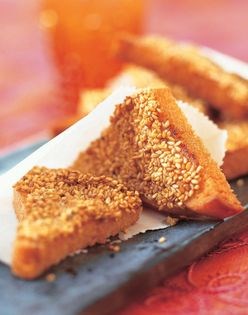 Prawn and sesame toasts