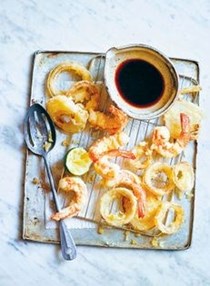 Prawn and sweet onIon tempura