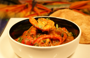 Prawn baadsha with poori