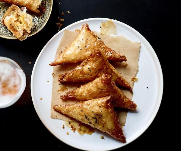 Prawn börek