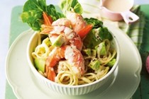 Prawn cocktail and pasta salad