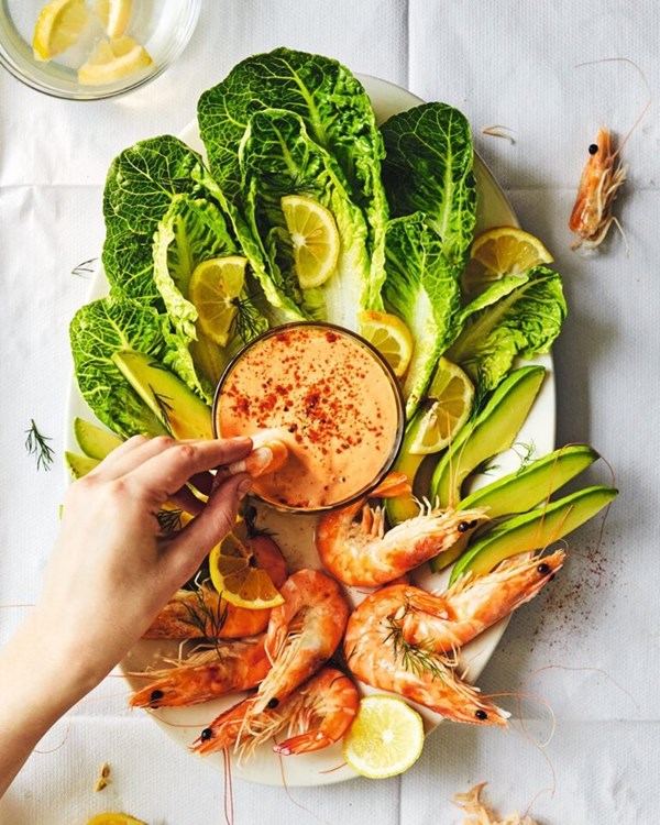 Prawn cocktail platter
