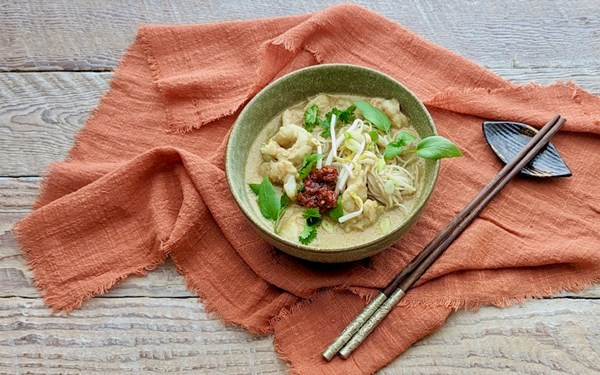 Prawn laksa lemak