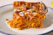 Prawn lasagna with habanero oil