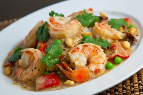 Prawn panang curry (Panang kung)