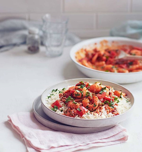Prawn paprikash
