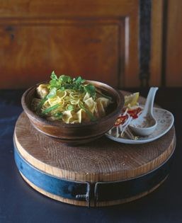 Prawn, pork and anchovy soup (Bún măm)