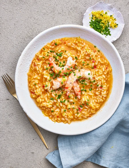 Prawn risotto