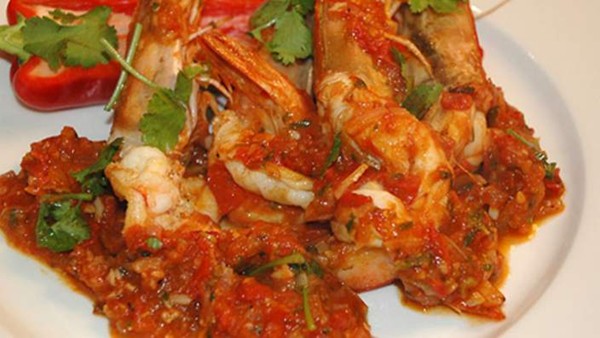 Prawn rougaille