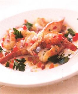 Prawn salad (Insalata di gamberi)