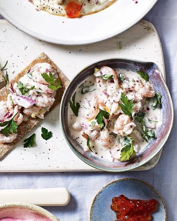 Prawn salad (Skagen)