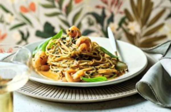 Prawn spaghetti