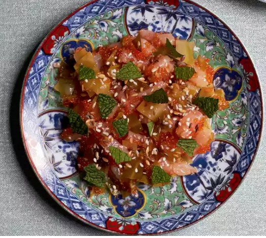 Prawn tartare