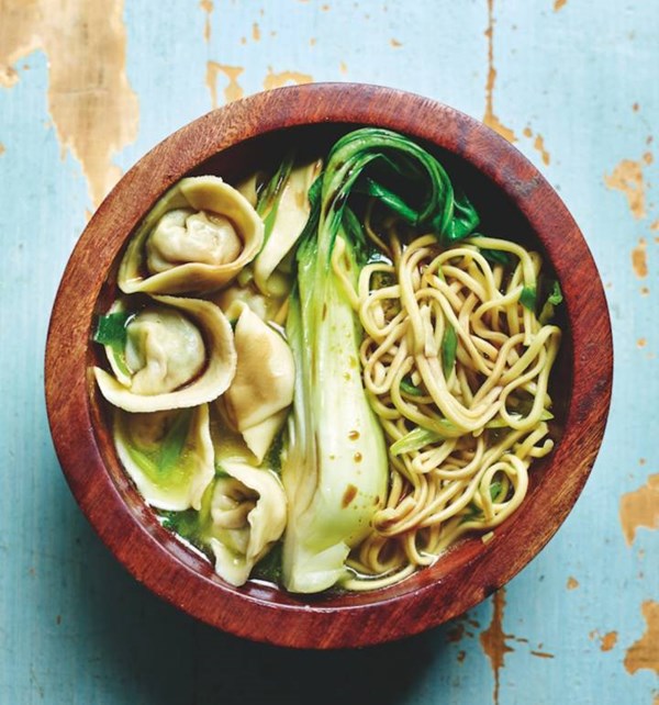 Prawn wonton soup