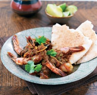 Prawns in chilli-tomato sauce