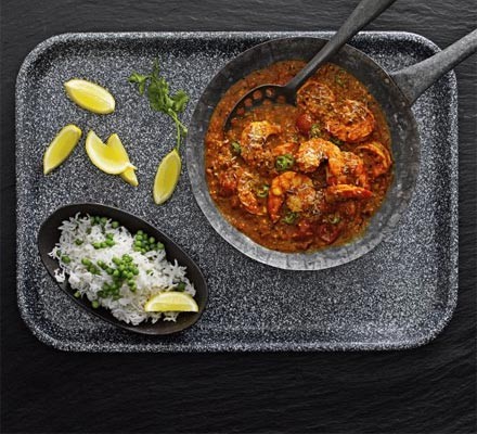 Prawns with mustard seeds and coconut