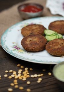 Pre-cooked beef kebabs (Shami kebab)