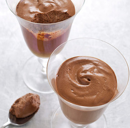 Premium dark chocolate mousse