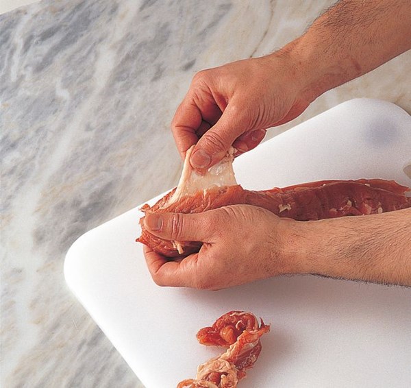 Preparing a pork tenderloin
