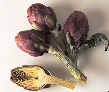 Preparing artichoke hearts