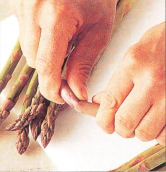 Preparing asparagus