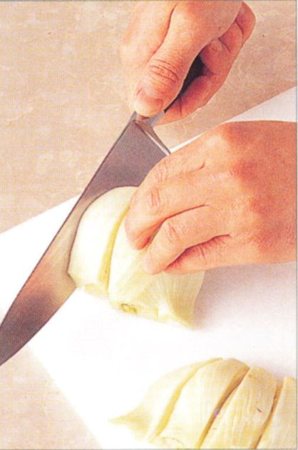 Preparing fennel