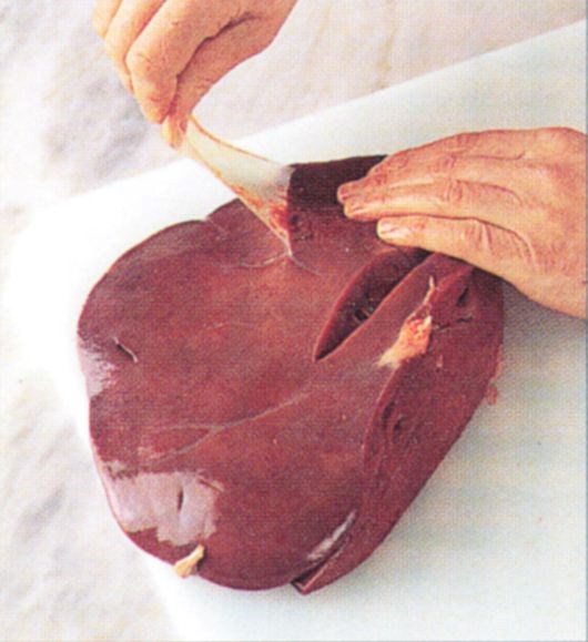 Preparing livers