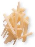 Preparing potatoes for deep-frying: pommes allumettes