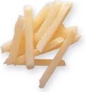 Preparing potatoes for frying: pommes frites