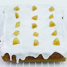 Preserved ginger cake