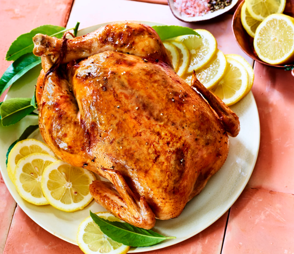 Preserved lemon & fennel roast chicken