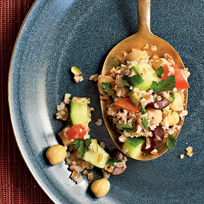 Preserved lime tabbouleh salad