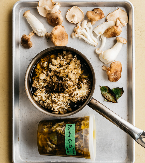 Preserved mushrooms